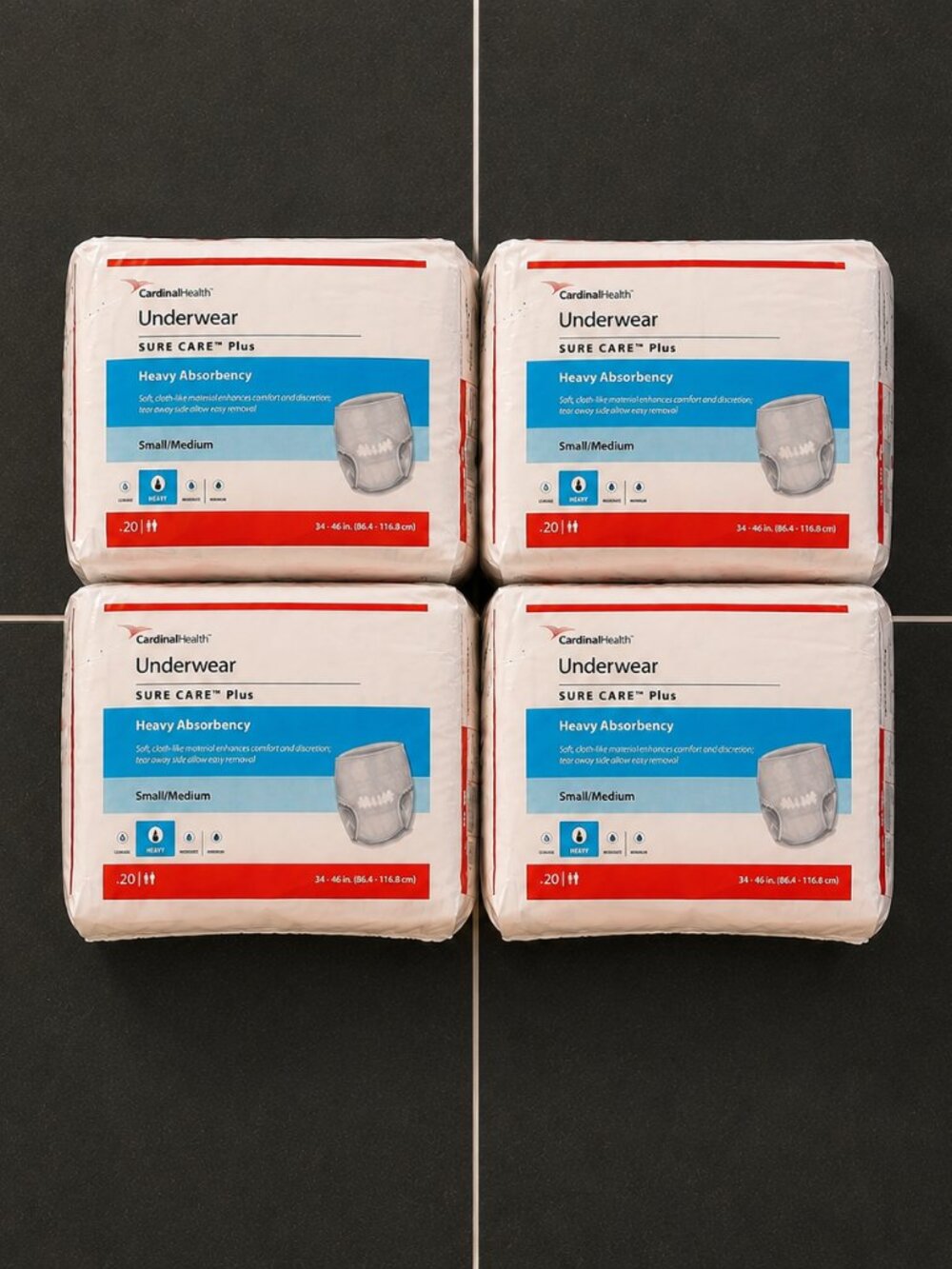 2 PACKS Of Disposable Diapers Small/Medium 20 Count